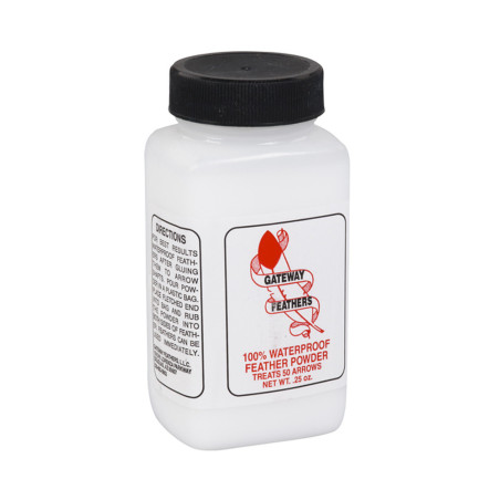 Poudre hydrofuge pour plumes Gateway - 13076 - Archerie.fr