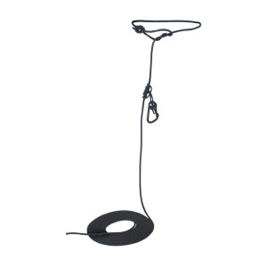 Poulie Rétractable à Corde Rainurée - Poulie Manuelle Pour Rappel Et Travail En Hauteur, Métal Robuste