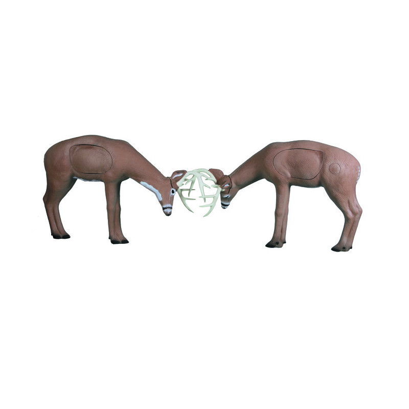 Cible 3D Rinehart cerfs qui se bagarrent - 14065 - Archerie.fr