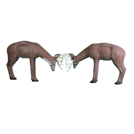 Cible 3D Rinehart cerfs qui se bagarrent - 14065 - Archerie.fr