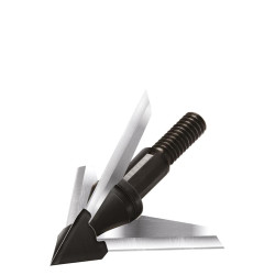 Lot de 3 pointes de chasse à lame fixe QAD Exodus - 14225 - Archerie.fr