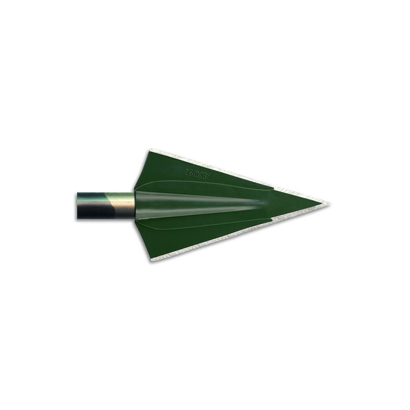 Lot de 3 pointes de chasse Zwickey Delta pour fût en bois - 14242 - Archerie.fr