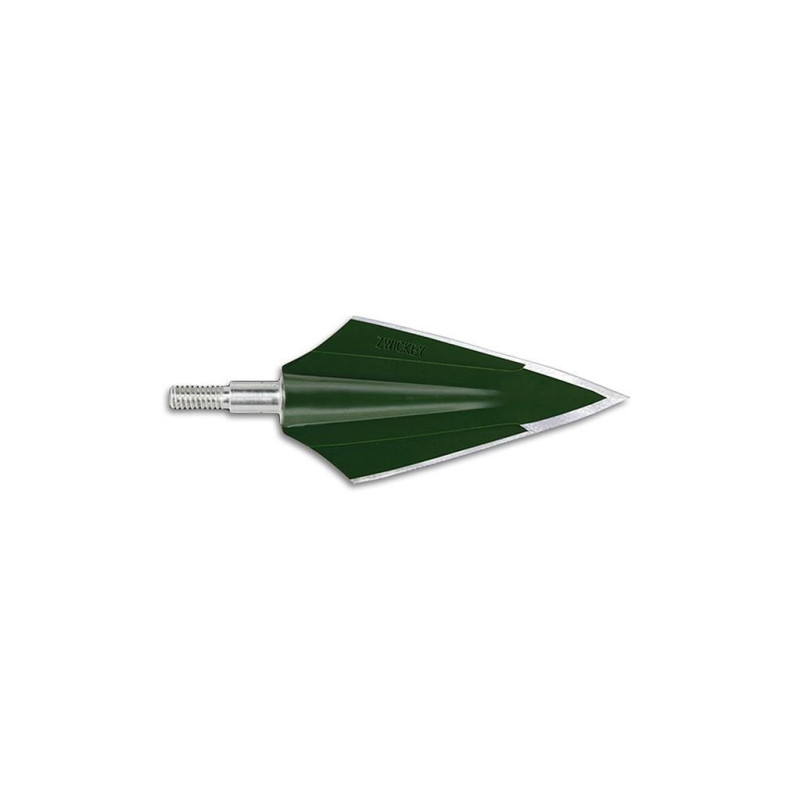 Lot de 3 pointes de chasse à lame fixe Zwickey Eskilite - 14248 - Archerie.fr