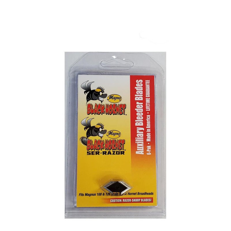 Lames auxiliaires pour pointes de chasse Magnus Black Hornet - 14293 - Archerie.fr