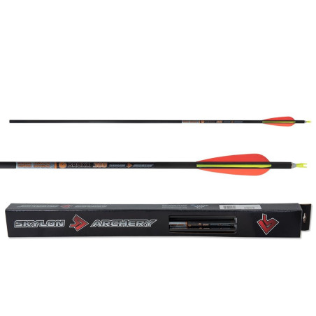 Lot de 12 flèches Skylon en carbone Bruxx 23 ID 8.0 - 14492 - Archerie.fr