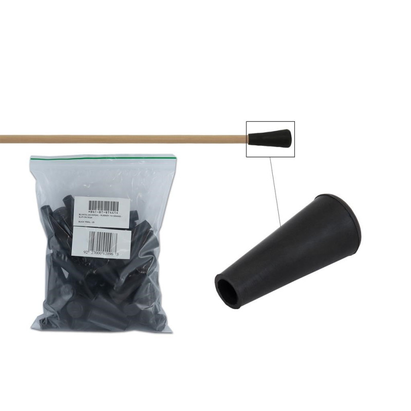 Lot de 50 pointes Blunt Buck Trail en caoutchouc - 14664 - Archerie.fr