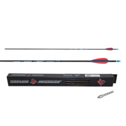 Lot de 12 flèches Skylon Radius 4,2 mm en carbone | Archerie.fr