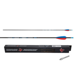 Lot de 12 flèches Skylon Radius 4,2 mm en carbone | Archerie.fr