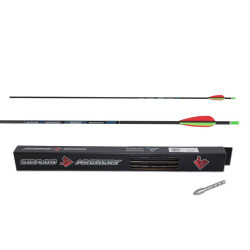 Lot de 12 flèches Skylon Radius 4,2 mm en carbone | Archerie.fr