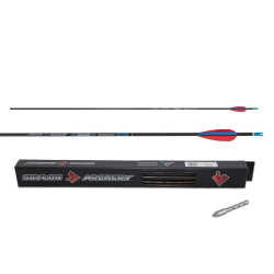Lot de 12 flèches Skylon Radius 4,2 mm en carbone | Archerie.fr