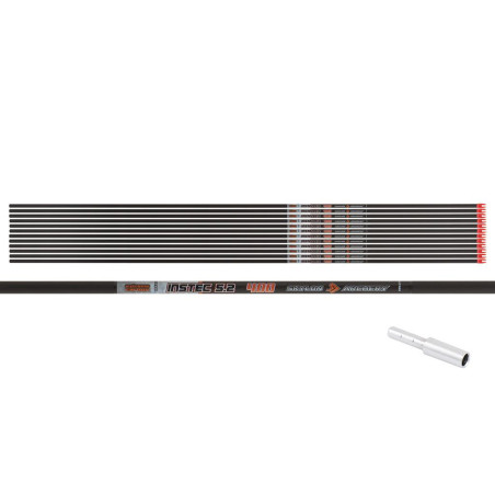 Lot de 12 tubes Skylon Instec ID5.2 en carbone - 14801 - Archerie.fr