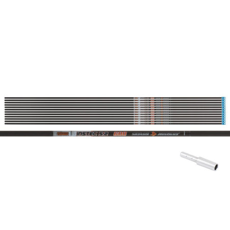 Lot de 12 tubes Skylon Instec ID5.2 en carbone - 14803 - Archerie.fr