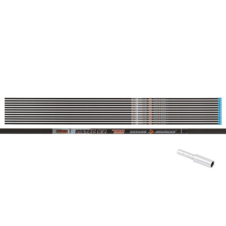 Lot de 12 tubes Skylon Instec ID5.2 en carbone - 14804 - Archerie.fr