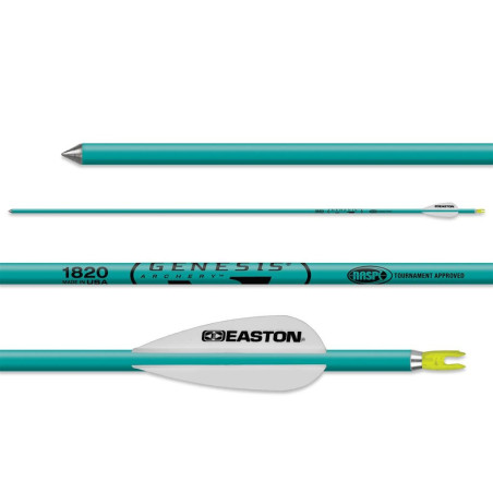 Flèches Easton Genesis NASP en aluminium - 14889 - Archerie.fr