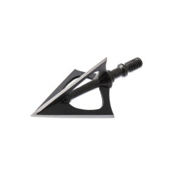 Lot de 3 pointes de chasse à lame fixe Maximal Black Razor | Archerie.fr