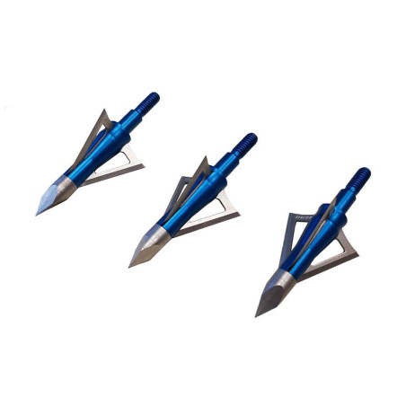 Lot de 3 pointes de chasse Excalibur Boltcutter à lames fixes - 14985 - Archerie.fr