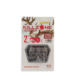 Lot de 3 pointes de chasse NAP Killzone Expandable - 15052 - Archerie.fr