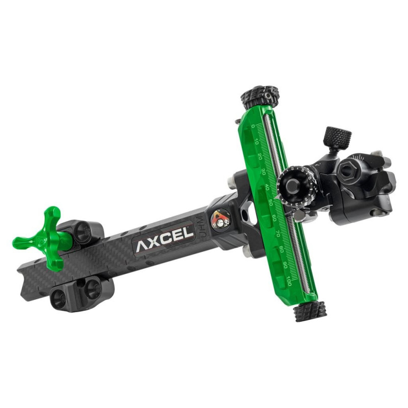 Viseur compound Axcel Achieve XP UHM avec barre d'extension de 6 pouces en carbone - 16319 - Archerie.fr