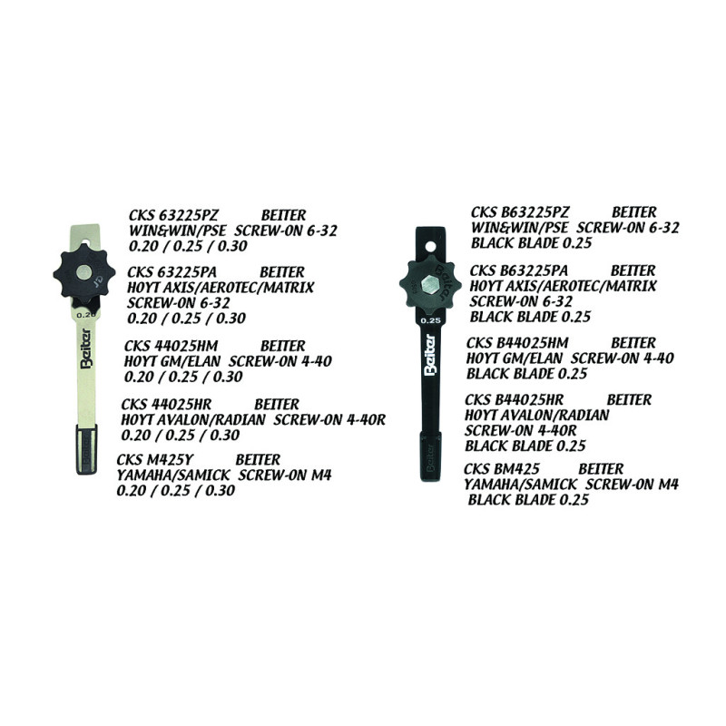 Clicker Beiter avec vis M4 - 16766 - Archerie.fr
