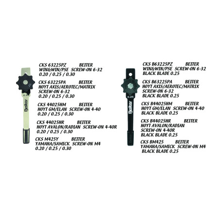 Clicker Beiter avec vis M4 - 16766 - Archerie.fr