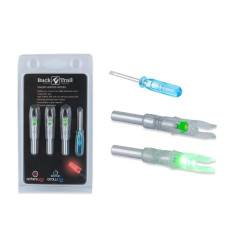 Lot de 3 encoches lumineuses Buck Trail pour tubes S-Size | Archerie.fr