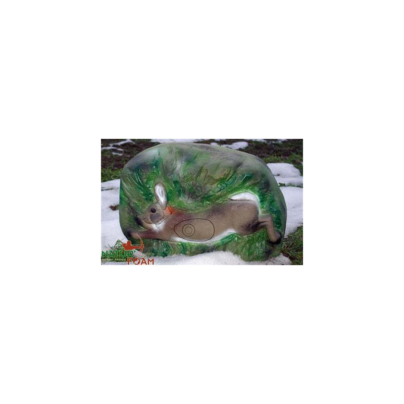 Bloc de cible 3D Natur Foam avec lapin