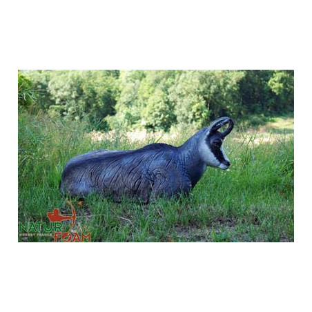 Cible 3D Natur Foam chamois couché - 20001 - Archerie.fr