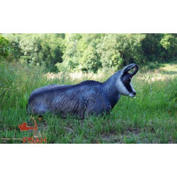 Cible 3D Natur Foam chamois couché - 20001 - Archerie.fr