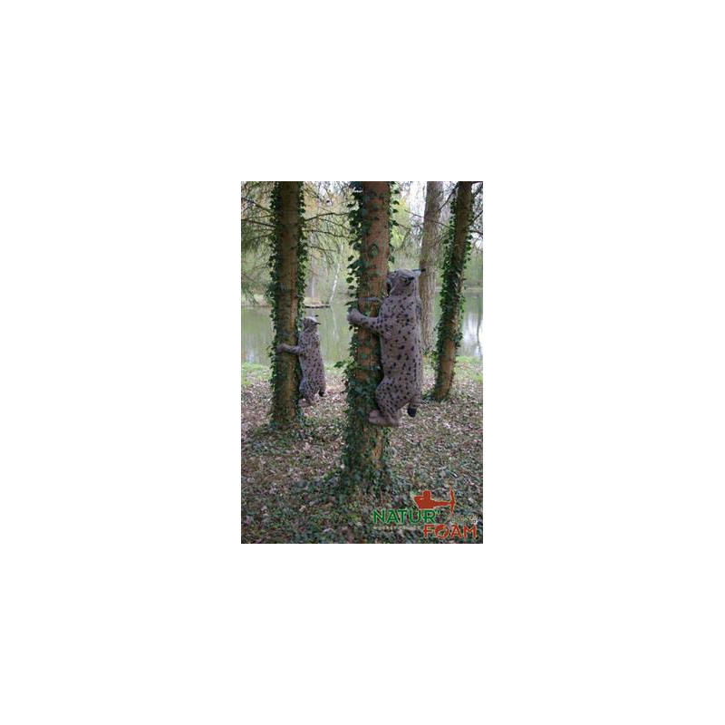 Cible 3D Natur Foam lynx grimpant sur un arbre - 20013 - Archerie.fr