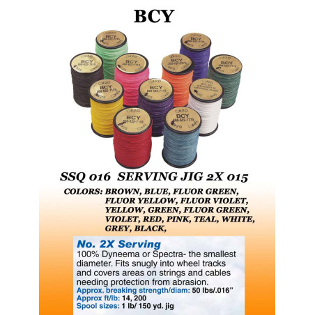 Tranche-fil BCY 2X 015 1lbs - 20969 - Archerie.fr