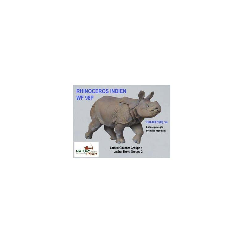 Cible 3D Natur Foam rhinocéros de l'Inde - 22667 - Archerie.fr