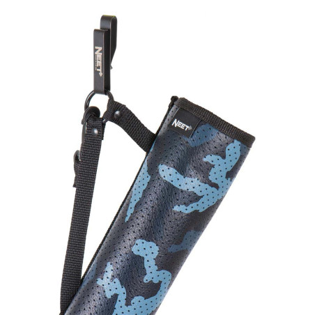 Carquois de hanche traditionnel Neet N-613 en cuir perforé - 22757 - Archerie.fr