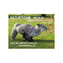Cible 3D Natur Foam renard qui court - 23876 - Archerie.fr