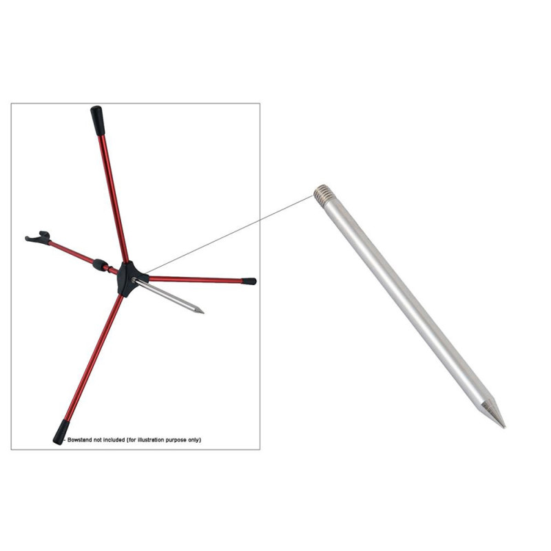 Tige de fixation au sol pour repose-arc Avalon A3 - 23965 - Archerie.fr