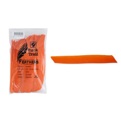 Lot de 100 plumes Buck Trail RW pleine longueur couleur unie - 24316 - Archerie.fr