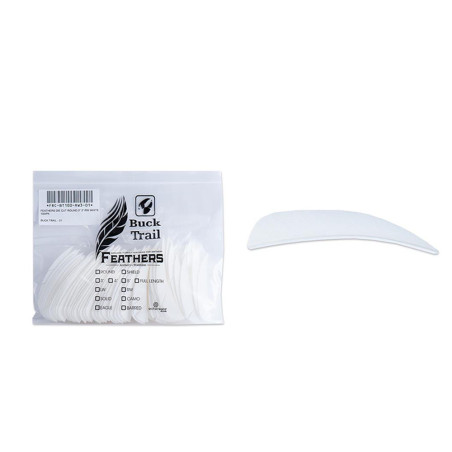 Lot de 100 plumes paraboliques Buck Trail LW 3 pouces couleur unie - 24325 - Archerie.fr