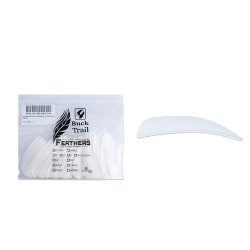 Lot de 100 plumes paraboliques Buck Trail LW 3 pouces couleur unie - 24325 - Archerie.fr