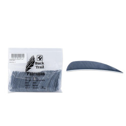 Lot de 100 plumes paraboliques Buck Trail RW 3 pouces couleur unie - 24350 - Archerie.fr