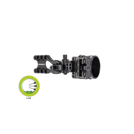 Viseur de chasse et 3D Spot-Hogg Grinder MRT 3 pin - 25021 - Archerie.fr