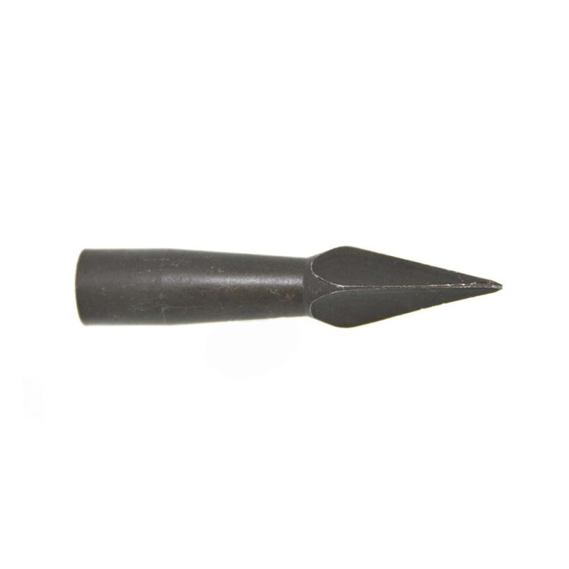 Lot de 12 pointes à coller Tipping Point Archery Quadrella en métal pour fût bois - 26586 - Archerie.fr