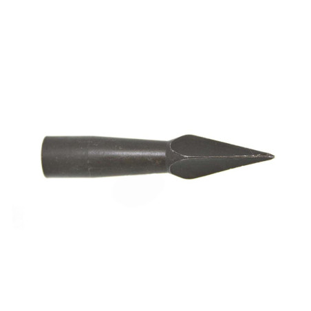 Lot de 12 pointes à coller Tipping Point Archery Quadrella en métal pour fût bois - 26586 - Archerie.fr
