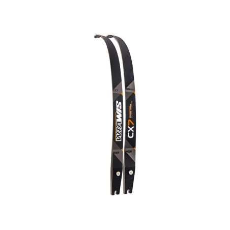 Branches recurve Wiawis CX7 en carbone et bois - 27873 - Archerie.fr