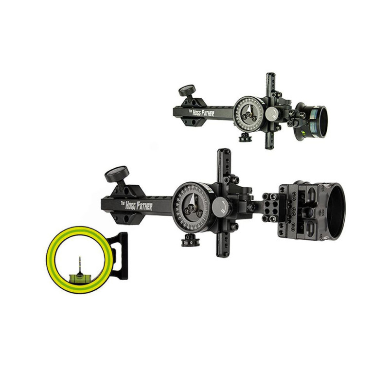 Viseur de chasse et 3D Spot-Hogg Hogg Father Triple Stack MRT 3 pin - 28414 - Archerie.fr