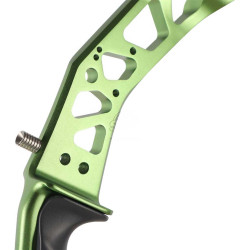 Poignée recurve Core Arios EXT 25 pouces : Élégance et fonctionnalité pour archers exigeants.