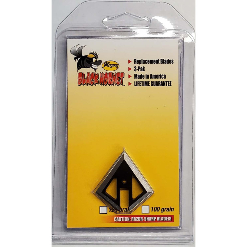 Lot de 3 lames de rechange pour pointes de chasse Magnus Hornet - 32210 - Archerie.fr