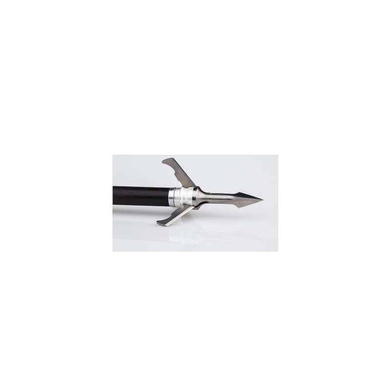 Lot de 3 pointes de chasse mécaniques Grim Reaper Fatal Steel - 32290 - Archerie.fr