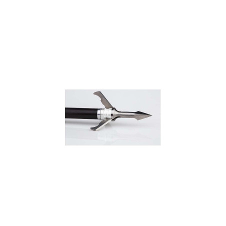 Lot de 3 pointes de chasse mécaniques Grim Reaper Fatal Steel - 32290 - Archerie.fr