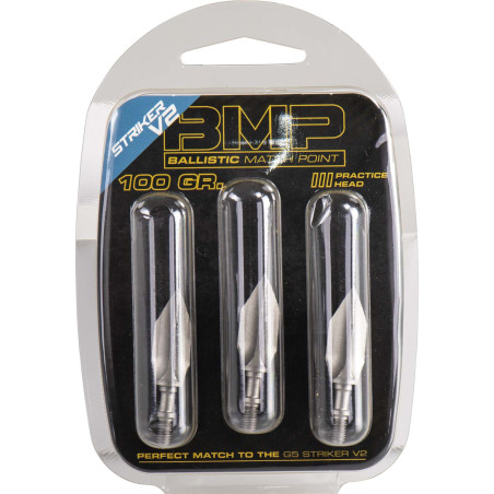 Lot de 3 pointes d'entrainement G5 Striker V2 - 32370 - Archerie.fr