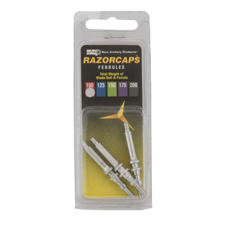 Lot de 3 tiges de rechange pour pointes de chasse NAP Razorcaps - 32386 - Archerie.fr