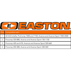 Promo tubes : Easton Avance - 40505 - Archerie.fr